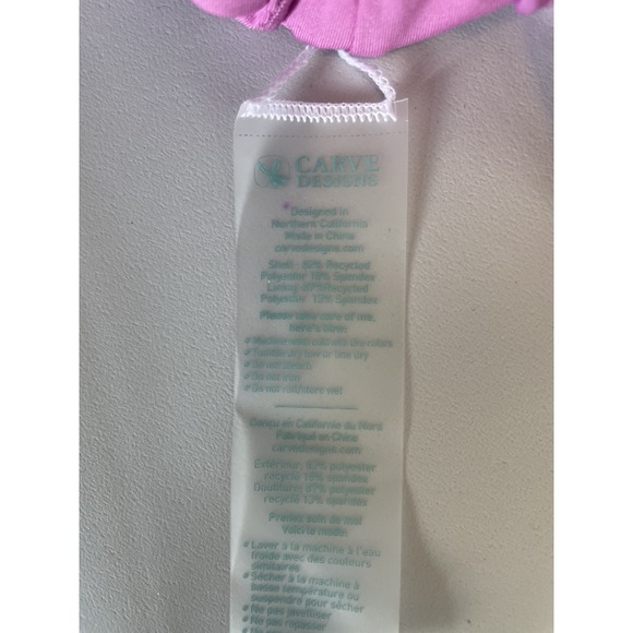 Carve Designs Bikini Top Women's Small Purple Crossback Strap Swimwear Beach NWT - Picture 4 of 5